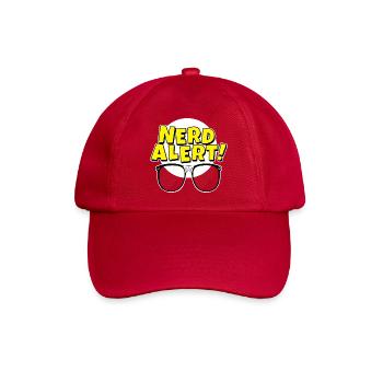 Nerd Alert Pop Brille - Baseballkappe - klassisch Rot - Vorne