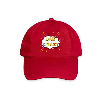 Das Crazy Farbexplosion - Baseballkappe - klassisch Rot - Vorne