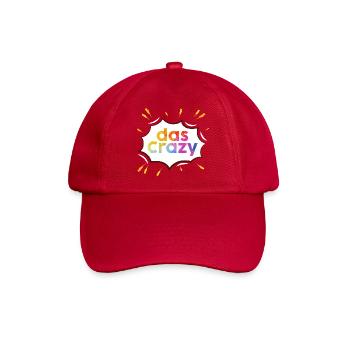 Das Regenbogen Crazy Burst - Baseballkappe - klassisch Rot - Vorne