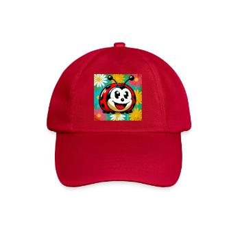 Marienkäfer - Baseballkappe - klassisch Rot - Vorne