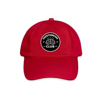 Overthinking Club - Baseballkappe - klassisch Rot - Vorne