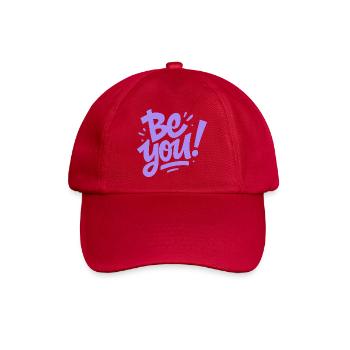 Be you - Seid du ! - Baseballkappe - klassisch Rot - Vorne