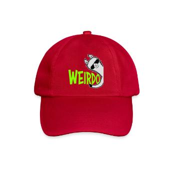 Weirdo Komischer Lustiger Spruch Lama Sonnenbrille - Baseballkappe - klassisch Rot - Vorne