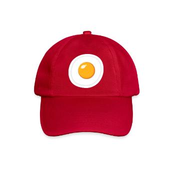 Eikostüm Halloween lustiges Frühstückskostüm - Baseballkappe - klassisch Rot - Vorne