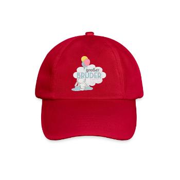 großer Bruder Hase - Baseballkappe - klassisch Rot - Vorne