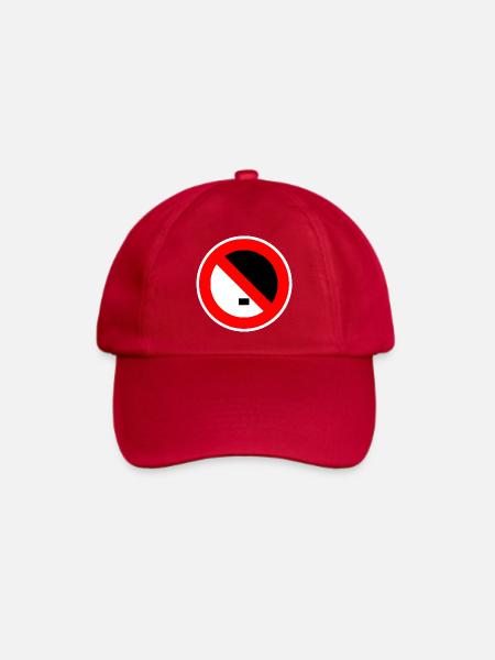 Gegen rechts - Baseballkappe - klassisch Rot