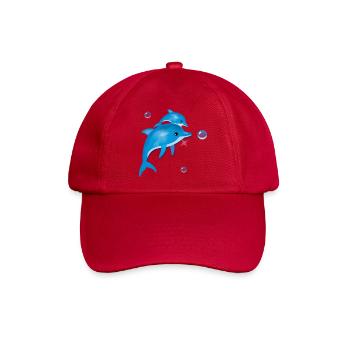 Dolphin - Baseballkappe - klassisch Rot - Vorne
