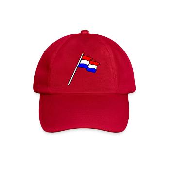 Flagge Niederlande Flaggen NL - Baseballkappe - klassisch Rot - Vorne