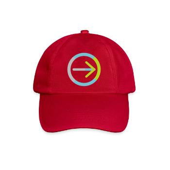 Das Logo der Genossenschaft für sich allein - Baseballkappe - klassisch Rot - Vorne
