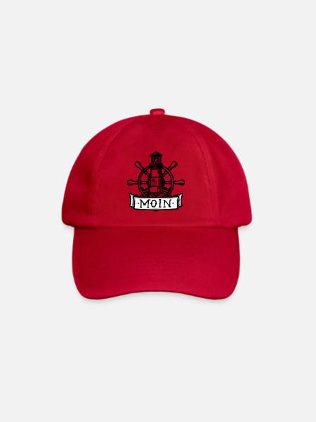 Moin (Nordsee) - Baseballkappe - klassisch Rot