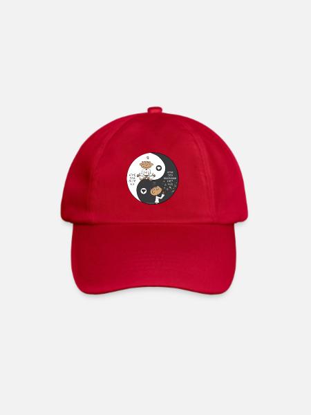 Yin Yang - Baseballkappe - klassisch Rot