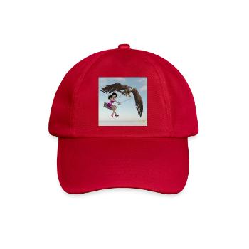 Schwingen am Himmel. - Baseballkappe - klassisch Rot - Vorne
