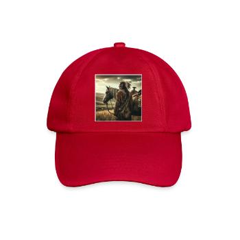 Amerikanische Ureinwohner - Baseballkappe - klassisch Rot - Vorne