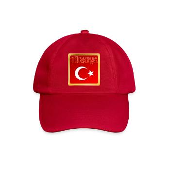 Türkiye - Baseballkappe - klassisch Rot - Vorne