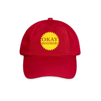 Okay boomer! - Baseballkappe - klassisch Rot - Vorne