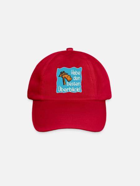 GIRAFFE PROJEKT AUFGABEN - Baseballkappe - klassisch Rot