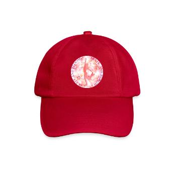 SKATE AND BLOOM - Baseballkappe - klassisch Rot - Vorne