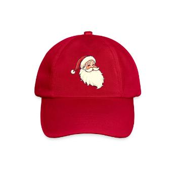 Weihnachtsmann - Baseballkappe - klassisch Rot - Vorne