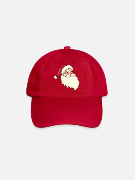 Weihnachtsmann - Baseballkappe - klassisch Rot
