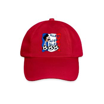 KOMM SCHON, PAPA, VATER, FRANKREICH - Baseballkappe - klassisch Rot - Vorne