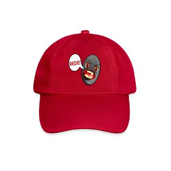 REDE SCHWARZE OLIVE - Baseballkappe - klassisch Rot - Vorne