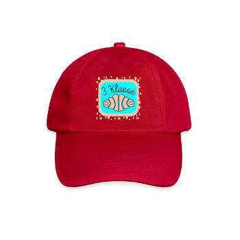 SCHULKIND FRANZBRÖTCHEN DRITTKLÄSSLER - Baseballkappe - klassisch Rot - Vorne