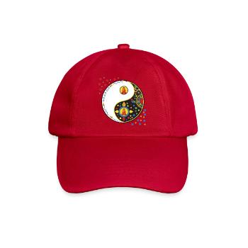 Yin Yang Tao mit Buddha  - Baseballkappe - klassisch Rot - Vorne
