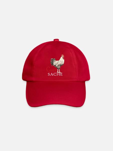 Küchenchef-Hahn Design - Baseballkappe - klassisch Rot