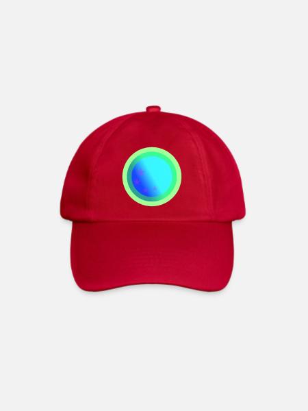 Himmlisches blaues Sternbild - Baseballkappe - klassisch Rot