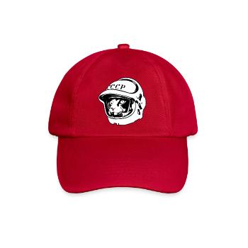Kosmo Katze – Weltraum & Astro-Abenteuer - Baseballkappe - klassisch Rot - Vorne