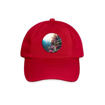 Vielseitiges Korallenriff Unterwasserdesign - Baseballkappe - klassisch Rot - Vorne