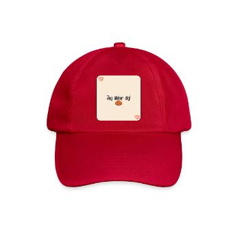 Ich liebe dich Gebäck - Baseballkappe - klassisch Rot - Vorne