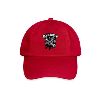 Schrauber Kraftwerk Logo - Baseballkappe - klassisch Rot - Vorne