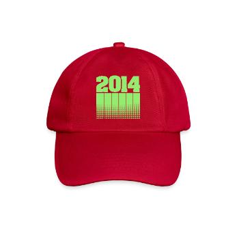 2014 2014 - Baseballkappe - klassisch Rot - Vorne