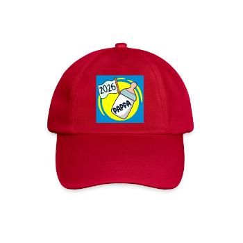 Familie Papa 2026 - Baseballkappe - klassisch Rot - Vorne