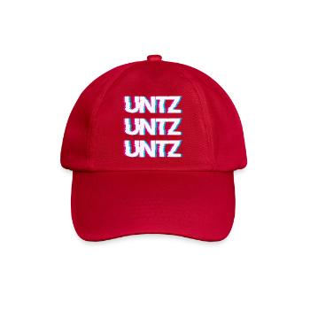 Hardtekk Tekk - Baseballkappe - klassisch Rot - Vorne