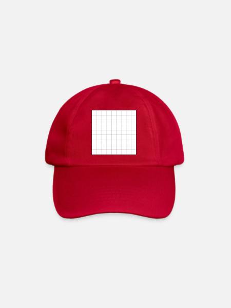 Sudoku blanko Raster - Baseballkappe - klassisch Rot