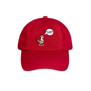 Ich werde Vater - Baseballkappe - klassisch Rot - Vorne