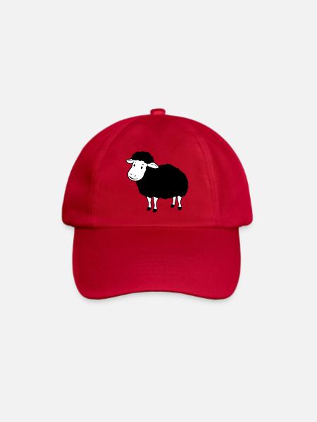 schwarzes Schaf - Baseballkappe - klassisch Rot