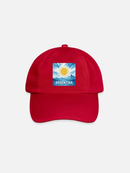 Argentinien Reise Design - Baseballkappe - klassisch Rot