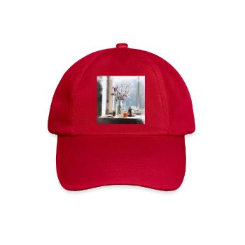 Friedliche Ruhe - Baseballkappe - klassisch Rot - Vorne