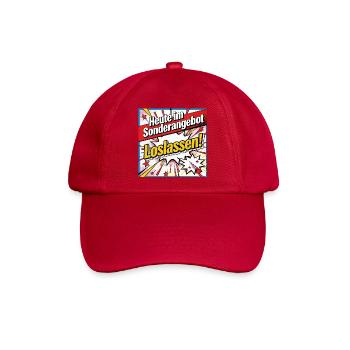Loslassen - Baseballkappe - klassisch Rot - Vorne