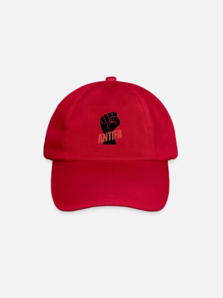 Antifa – Antifaschistisches Merch - Baseballkappe - klassisch Rot