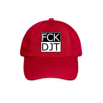 Provokante Blocktypografie Protest - Baseballkappe - klassisch Rot - Vorne