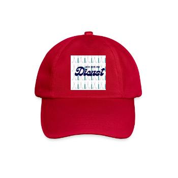 Ich bin im Dienst ! - Baseballkappe - klassisch Rot - Vorne