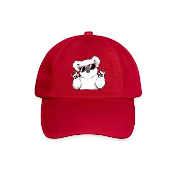 Cooler Koala mit Sonnenbrille - Baseballkappe - klassisch Rot - Vorne