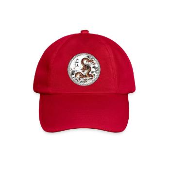 Chinesischer Drache - Baseballkappe - klassisch Rot - Vorne