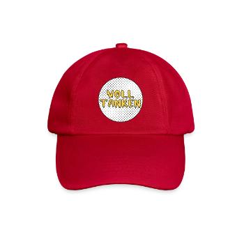 Volltanken - Baseballkappe - klassisch Rot - Vorne