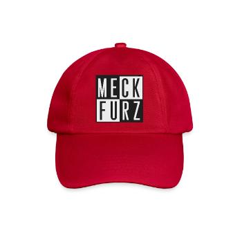 MeckFurz Typo Grid, Politik, bundeskanzler - Baseballkappe - klassisch Rot - Vorne