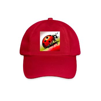Marienkäfer - Baseballkappe - klassisch Rot - Vorne